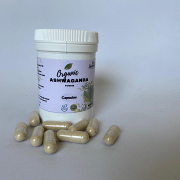 Ashwagandha powder capsules
